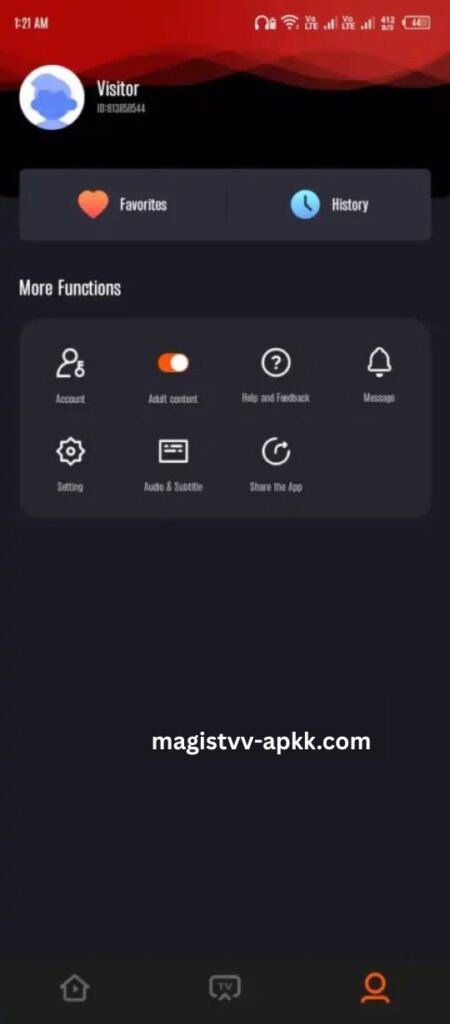 Magis tv apk interface. 2